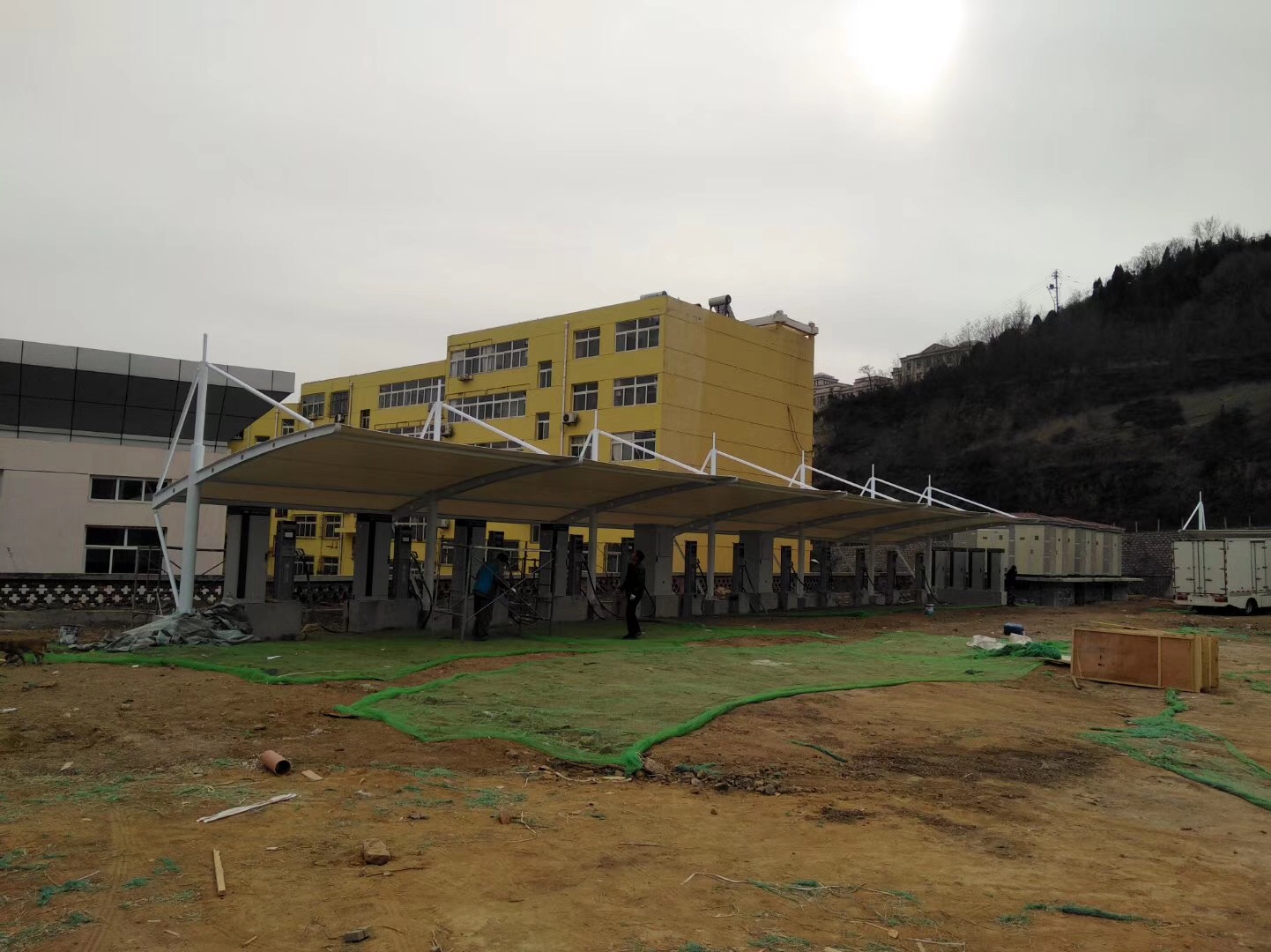 陽泉充電樁雨棚