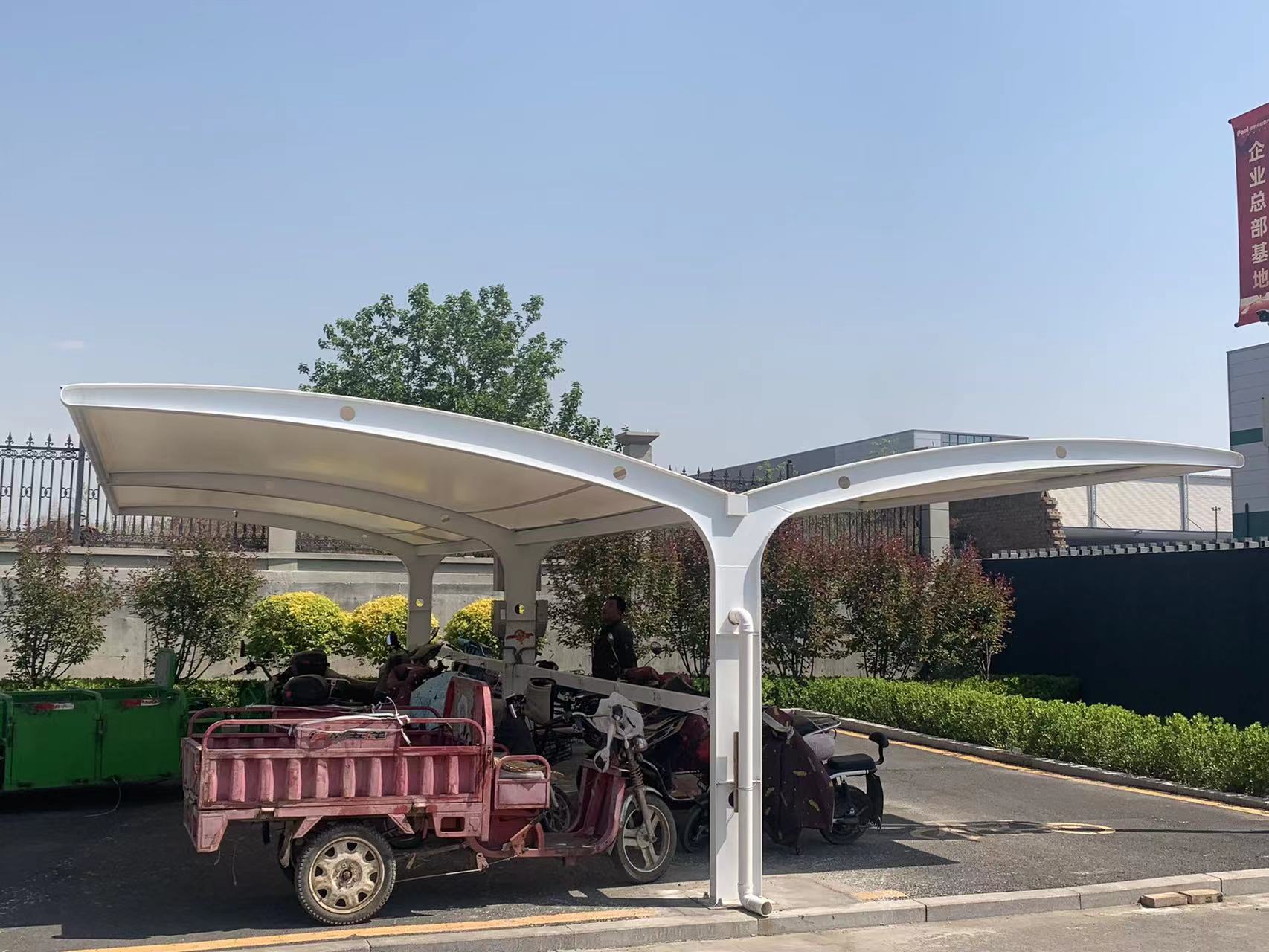 小區(qū)膜結(jié)構(gòu)車棚 (6)