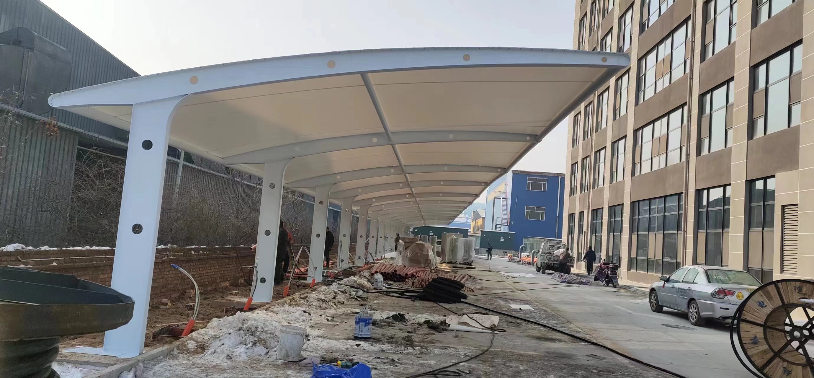 膜結(jié)構(gòu)車棚