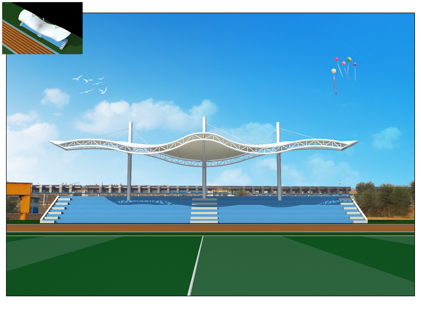 晉中北師道學(xué)校效果圖