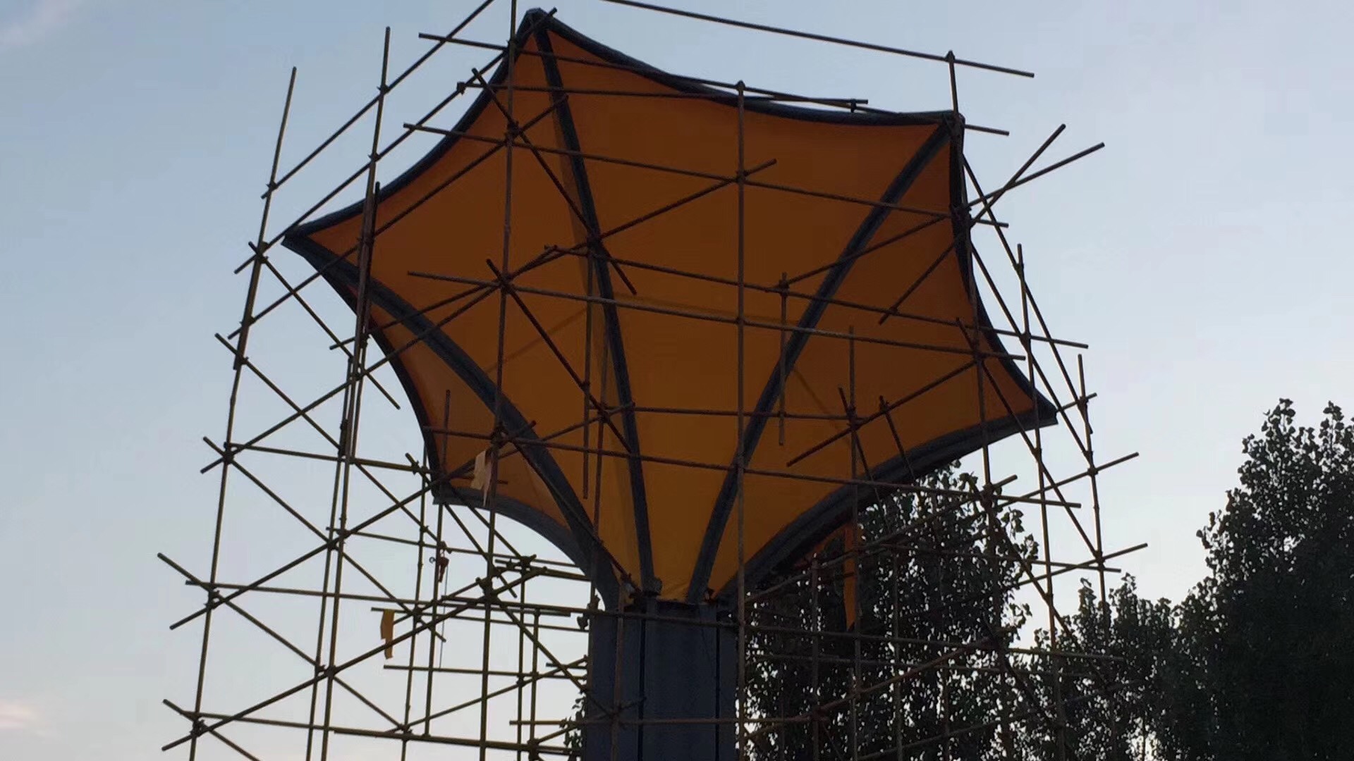 蕭河濕地公園景觀棚