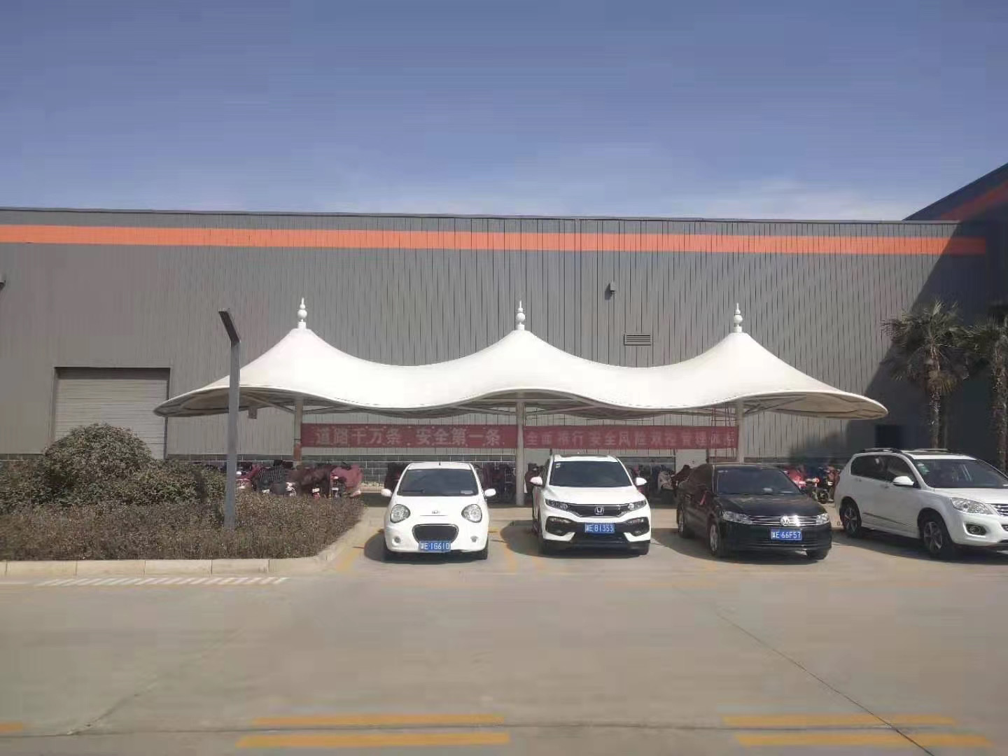 加油站膜結(jié)構(gòu)，加油站景觀膜結(jié)構(gòu)